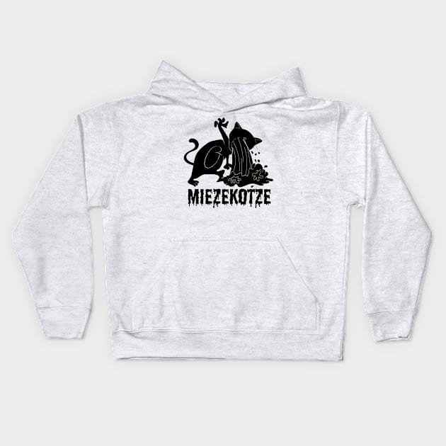 Miezekotze Kids Hoodie by HBfunshirts